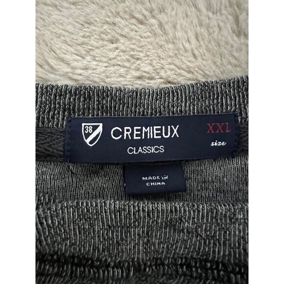 Cremieux Garment Washed Heather Gray Henley Long Sleeve Shirt Mens Size xxl - Picture 7 of 10